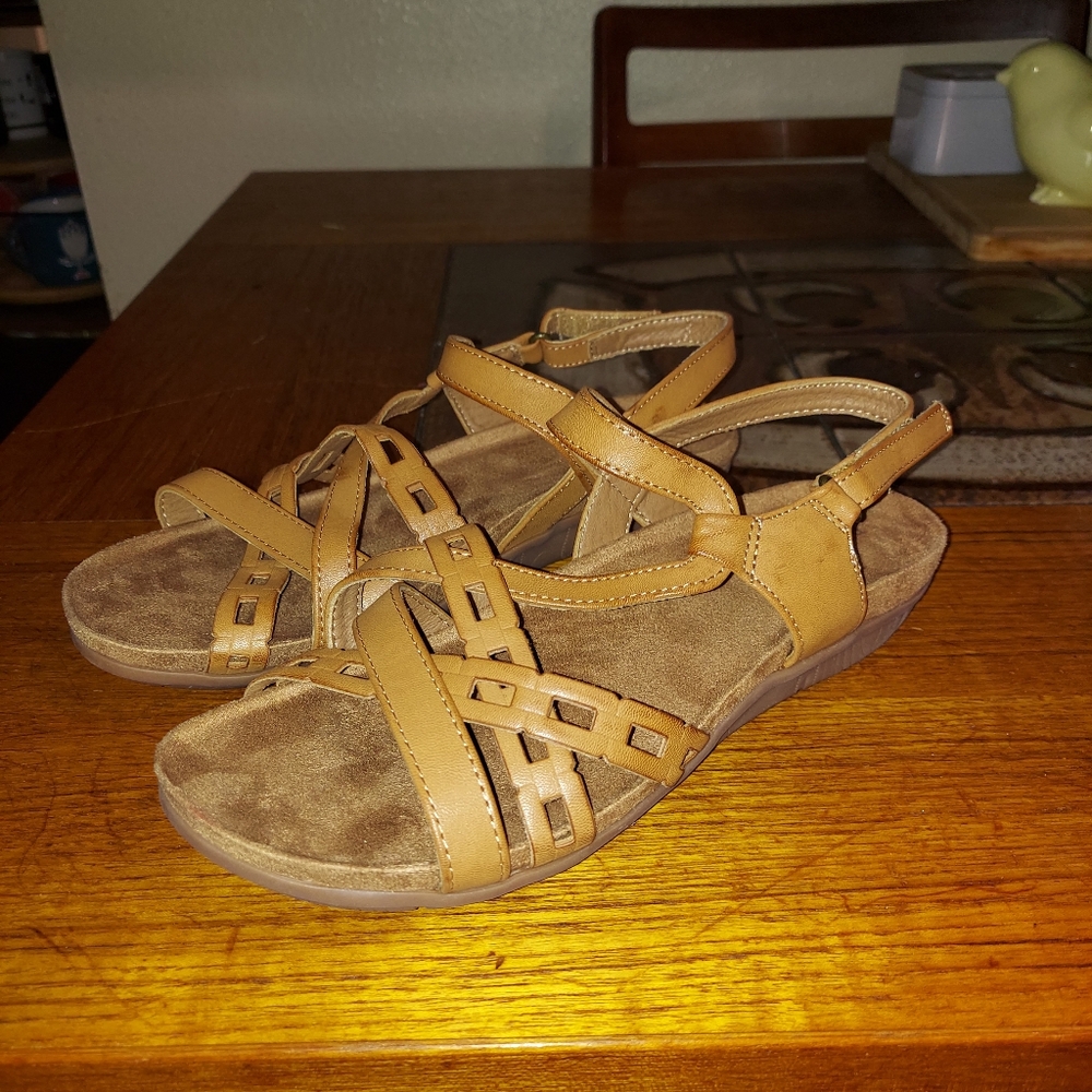 Baretrap Sandals Brown Man Made Materials 10 Walking Summer Beach Boho